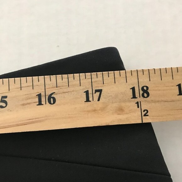 Elle Women's Black A-Line Fully Lined Stretch Skirt - Picture 10 of 12